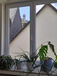 Blick aus dem Wohnzimmerfenster